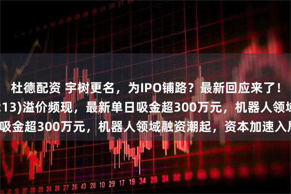 杜德配资 宇树更名，为IPO铺路？最新回应来了！机器人ETF基金(159213)溢价频现，最新单日吸金超300万元，机器人领域融资潮起，资本加速入局！