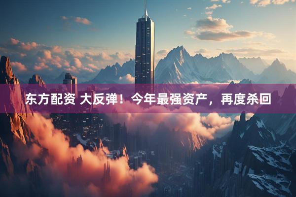 东方配资 大反弹！今年最强资产，再度杀回