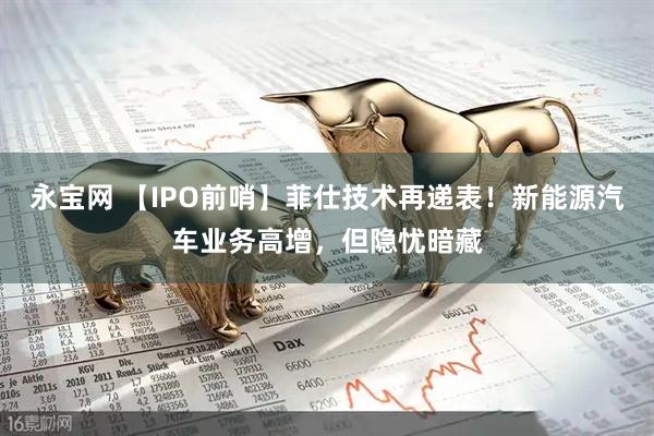 永宝网 【IPO前哨】菲仕技术再递表！新能源汽车业务高增，但隐忧暗藏